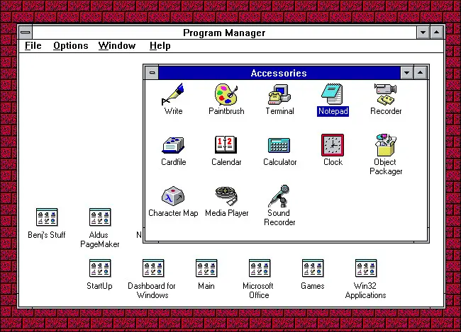 Windows 3.1 Program Manager