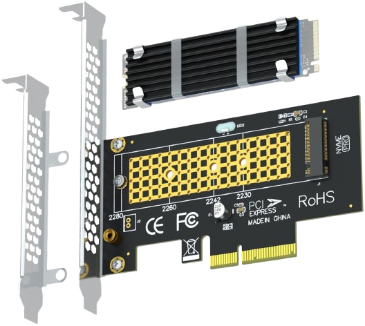 The M.2 adapters I bought